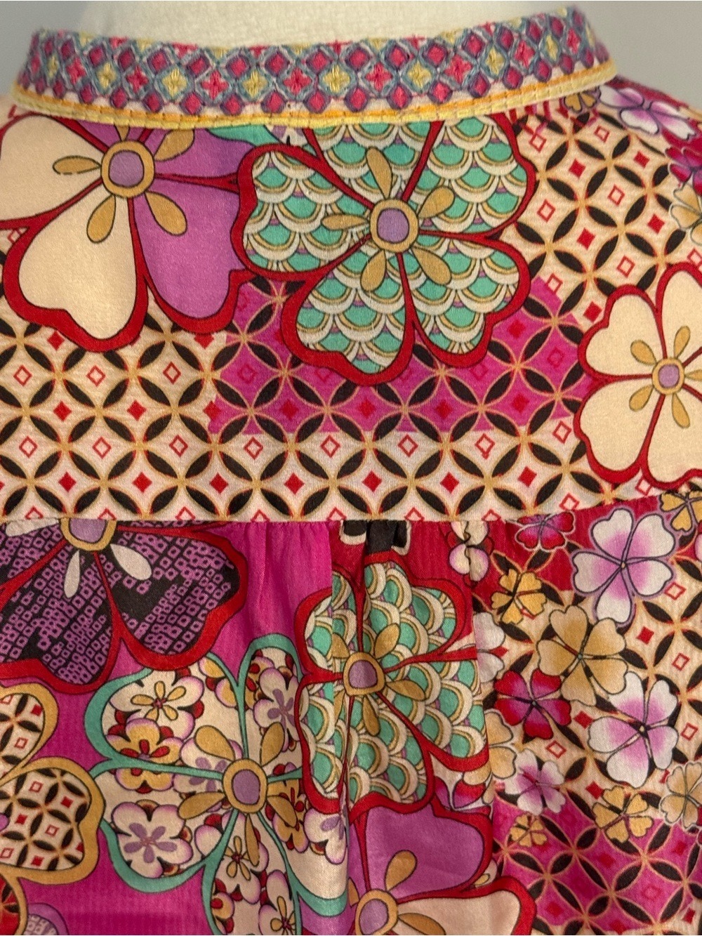 Johnny Was Yama Kels Silk Tunic - Picture 13 of 16
